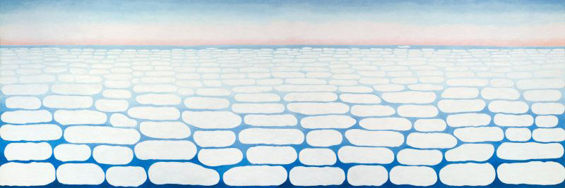 Sky Above Clouds IV in Detail Georgia O'Keeffe